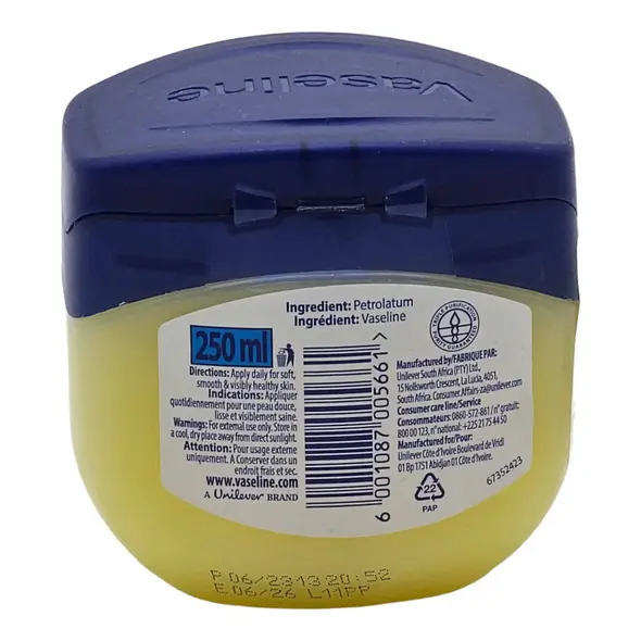 Vaseline BlueSeal Pure Petroleum Jelly (250ml) - image 6 | Afro Family Shop