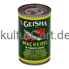 Geisha mackerel in tomato sauce 155 gr - image 1 | OMOWEST AFRO INTERCONTINENTAL SHOP | KulturCart