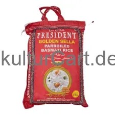 Lal qilla president golden sela parboiled basmati rice (10kg) - image 1 | OMOWEST AFRO INTERCONTINENTAL SHOP | KulturCart