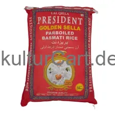 Lal qilla president golden sela parboiled basmati rice (20kg) - image 1 | OMOWEST AFRO INTERCONTINENTAL SHOP | KulturCart
