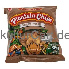 Tropical gourmet plantain chips naturally sweet (85g) - image 1 | OMOWEST AFRO INTERCONTINENTAL SHOP | KulturCart