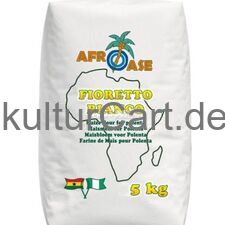 Afro ase Fiorettp Bianco Maize flour for Polenta | Maismehl fur polenta 5kg - image 1 | Omowest Afro Intercontinental Shop | KulturCart