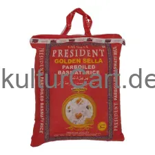 Lal qilla president golden sela parboiled basmati rice (5kg) - image 1 | OMOWEST AFRO INTERCONTINENTAL SHOP | KulturCart