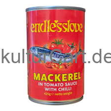 Endlesslove Mackerel in Tomato Sauce with Chilli (425g) - image 1 | Malaika afro international Markt | KulturCart