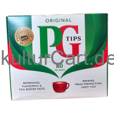 PG Tips BlackTea Bags (80pcs) 232g - image 1 | Malaika afro international Markt | KulturCart