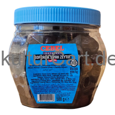 Cebel Sofralik Siyah Zeytin | Black Olives | Schwarze Oliven mit Stein (500g) - image 1 | Malaika afro international Markt | KulturCart