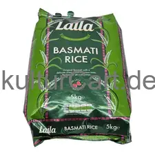 Laila basmati rice (5kg) - image 1 | OMOWEST AFRO INTERCONTINENTAL SHOP | KulturCart