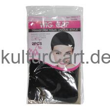 Wig Cap XXXXL, Black (2 pcs) - image 1 | Afro Family Shop