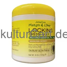 Jamaican Mango & Lime Locking crème wax, Moringa seed oil (155g) - image 1 | OMOWEST AFRO INTERCONTINENTAL SHOP | KulturCart