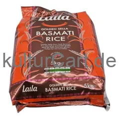 Laila golden sella basmati rice (5kg) - image 2 | OMOWEST AFRO INTERCONTINENTAL SHOP | KulturCart