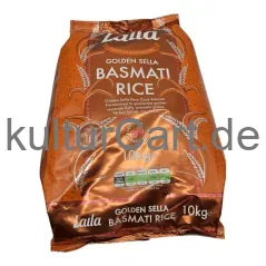 Laila golden sella basmati rice (10kg) - image 1 | OMOWEST AFRO INTERCONTINENTAL SHOP | KulturCart