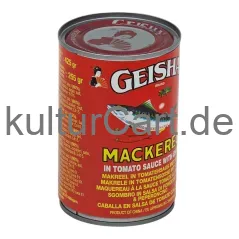 Geisha mackerel in tomato sauce with chili (425gr) - image 5 | OMOWEST AFRO INTERCONTINENTAL SHOP | KulturCart