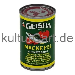 Geisha mackerel in tomato sauce 155 gr - image 1 | OMOWEST AFRO INTERCONTINENTAL SHOP | KulturCart