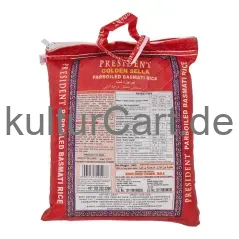 Lal qilla president golden sela parboiled basmati rice (5kg) - image 6 | OMOWEST AFRO INTERCONTINENTAL SHOP | KulturCart