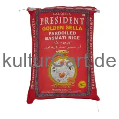 Lal qilla president golden sela parboiled basmati rice (20kg) - image 2 | OMOWEST AFRO INTERCONTINENTAL SHOP | KulturCart