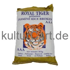 Royal tiger premium jasmine rice broken (18kg) - image 1 | OMOWEST AFRO INTERCONTINENTAL SHOP | KulturCart
