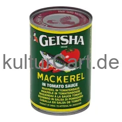 Geisha mackerel in tomato sauce 425 gr - image 1 | OMOWEST AFRO INTERCONTINENTAL SHOP | KulturCart