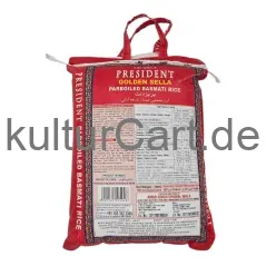 Lal qilla president golden sela parboiled basmati rice (10kg) - image 3 | OMOWEST AFRO INTERCONTINENTAL SHOP | KulturCart