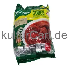 Knorr Beef Flavour Seasoning Cubes (50 x 8g) (400g) - image 1 | Momjays Afro Markt | KulturCart