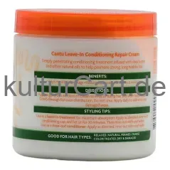 Cantu Shea Butter Leave-In Conditioning Repair Cream (453g) - image 3 | Momjays Afro Markt