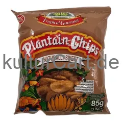 Tropical gourmet plantain chips naturally sweet (85g) - image 4 | OMOWEST AFRO INTERCONTINENTAL SHOP