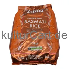 Laila golden sella basmati rice (10kg) - image 2 | OMOWEST AFRO INTERCONTINENTAL SHOP | KulturCart