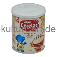 Nestle cerelac infant cereals with milk honey & wheat miel, ble (400g) - image 2 | OMOWEST AFRO INTERCONTINENTAL SHOP | KulturCart