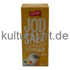 Carat Jod Salz feinkörnig mit Fluorid (500g) - image 1 | Afro Center & Afro Cut Krefeld | KulturCart