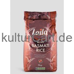 LAILA BROWN BASMATI RICE 5kg - image 1 | Omowest Afro Intercontinental Shop | KulturCart