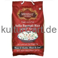MEHNAT MAZZA SELLA BASMATI RICE 5KG - image 1 | Omowest Afro Intercontinental Shop | KulturCart
