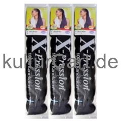 X-Pression Ultra Braid, Color 1, length - 82 inches (165g) - image 1 | Omowest Afro Intercontinental Shop | KulturCart