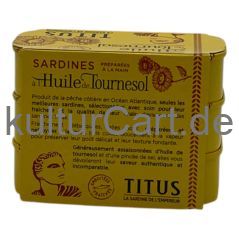 Titus Sardine | Titus la sardine de l’empereur 375g (3 x 125g) ( - image 2 | Afro Center & Afro Cut Krefeld | KulturCart