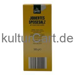 Le Gusto Jodiertes Speisesalz mit zusatz con Fluorid (500g) - image 4 | Afro Center & Afro Cut Krefeld | KulturCart