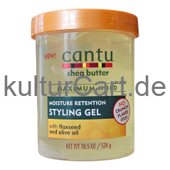 Cantu Shea Butter Maximum Hold moisture retention styling gel with flaxseed and olive oil (524g) - image 1 | Malaika afro international Markt | KulturCart