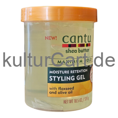 Cantu Shea Butter Maximum Hold moisture retention styling gel with flaxseed and olive oil (524g) - image 6 | Malaika afro international Markt | KulturCart