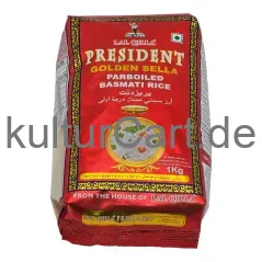 Lal Qilla President Golden Sella Parboiled Basmati Rice (1kg) - image 1 | Momjays Afro Markt