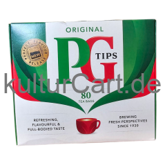 PG Tips BlackTea Bags (80pcs) 232g - image 1 | Malaika afro international Markt | KulturCart