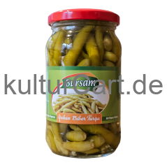 Bursam Yakan Biber Tursu | Eingelegte scharfe Peperoni | Hot Pepers Pickles (340g) - image 2 | Malaika afro international Markt | KulturCart