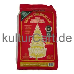 Royal umbrella thai jasmine rice (20kg) - image 2 | OMOWEST AFRO INTERCONTINENTAL SHOP | KulturCart