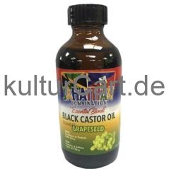 JAHAITIAN Black Castor oil Grapeseed 118ml - image 2 | Omowest Afro Intercontinental Shop | KulturCart