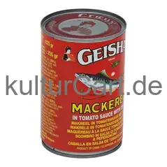 Geisha mackerel in tomato sauce with chili (425gr) - image 5 | OMOWEST AFRO INTERCONTINENTAL SHOP