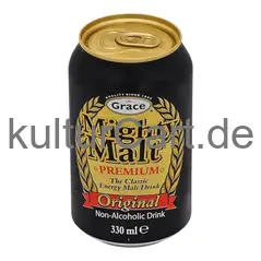 Grace mighty malt premium original non alcoholic drink (330ml) - image 1 | OMOWEST AFRO INTERCONTINENTAL SHOP | KulturCart