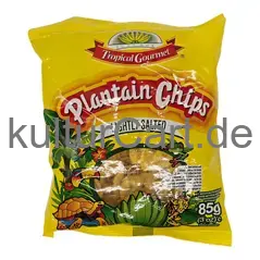 Tropical gourmet plantain chips lightly salted (85g) - image 5 | OMOWEST AFRO INTERCONTINENTAL SHOP | KulturCart