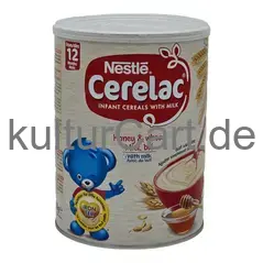 Nestle cerelac infant cereals with milk honey & wheat miel, ble (1kg) - image 1 | OMOWEST AFRO INTERCONTINENTAL SHOP