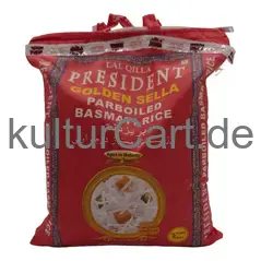 Lal qilla president golden sela parboiled basmati rice (5kg) - image 4 | OMOWEST AFRO INTERCONTINENTAL SHOP