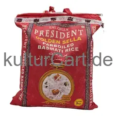 Lal qilla president golden sela parboiled basmati rice (5kg) - image 7 | OMOWEST AFRO INTERCONTINENTAL SHOP