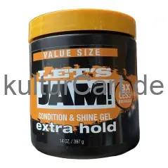 Lets Jam! Condition & shine gel extra hold (397g) - image 1 | OMOWEST AFRO INTERCONTINENTAL SHOP | KulturCart