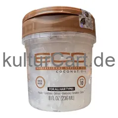 Eco style professional styling gel coconut oil (236ml) - image 1 | OMOWEST AFRO INTERCONTINENTAL SHOP | KulturCart