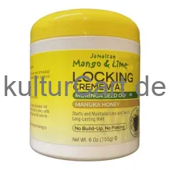 Jamaican Mango & Lime Locking crème wax, Moringa seed oil (155g) - image 1 | OMOWEST AFRO INTERCONTINENTAL SHOP | KulturCart