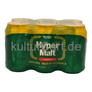 Hyper malt non alcoholic malt drink 6 x (330ml) - image 2 | OMOWEST AFRO INTERCONTINENTAL SHOP | KulturCart
